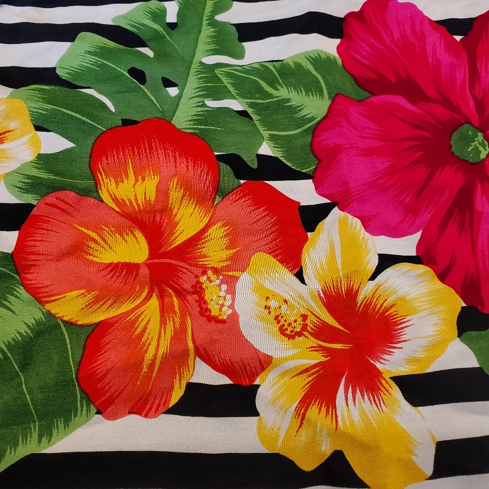 Vintage Echo Floral Silk Scarf. - Picture 6 of 7